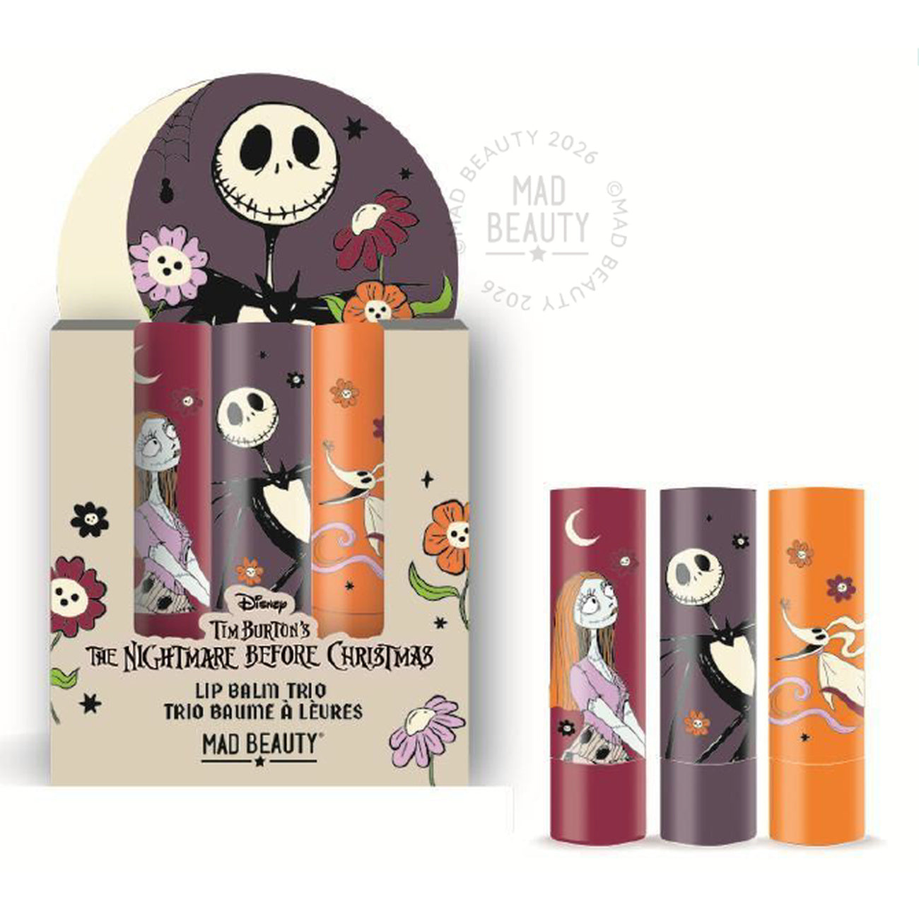 Immagine del prodotto Nightmare Before Christmas - Set di 3 balsami labbra