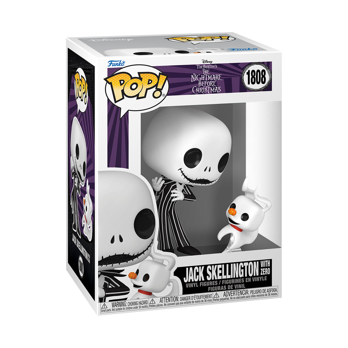 Immagine del prodotto Nightmare Before Christmas - Set di figure Funko Pop Jack e Zero
