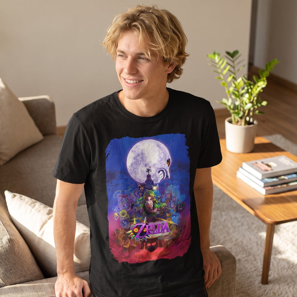 Immagine del prodotto Zelda - T-shirt Link Poster nera