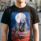 Immagine del prodotto Zelda - T-shirt Link Poster nera