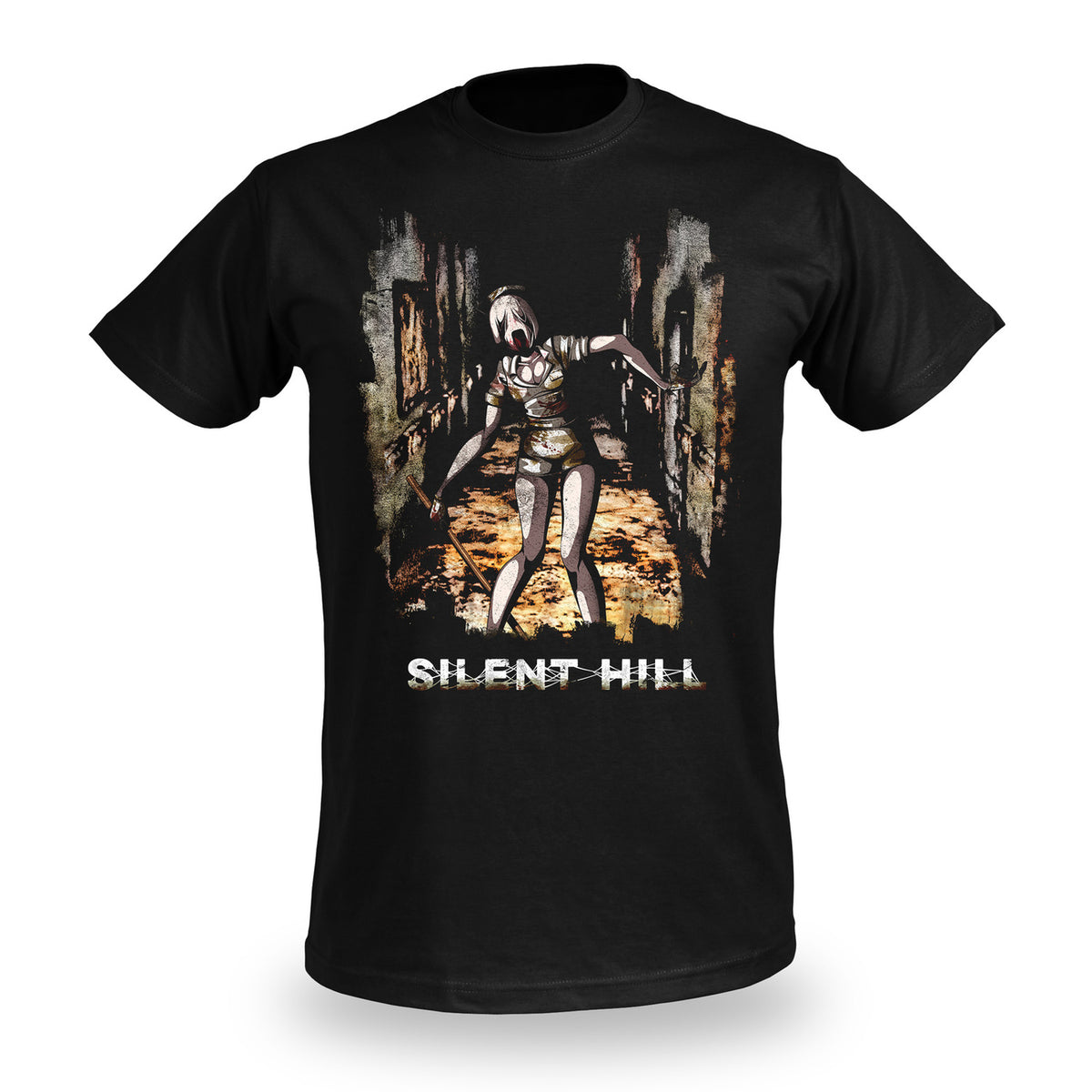 Immagine del prodotto T-shirt Nurse nera edizione limitata per fan di Silent Hill