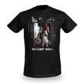 Immagine del prodotto T-shirt nera di Pyramid Head per fan di Silent Hill