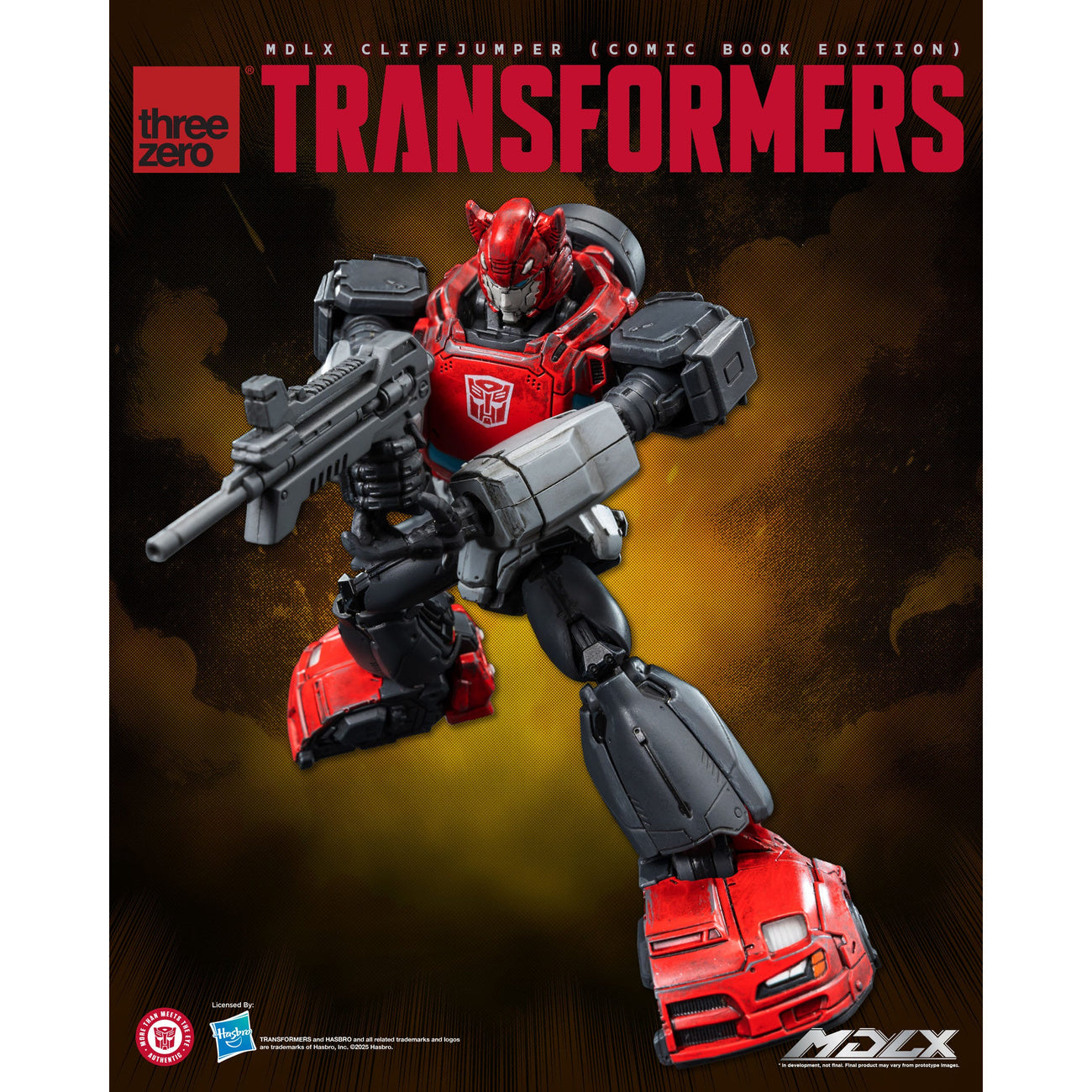 Product image Transformers MDLX Action Figure Cliffjumper (Comic Book)