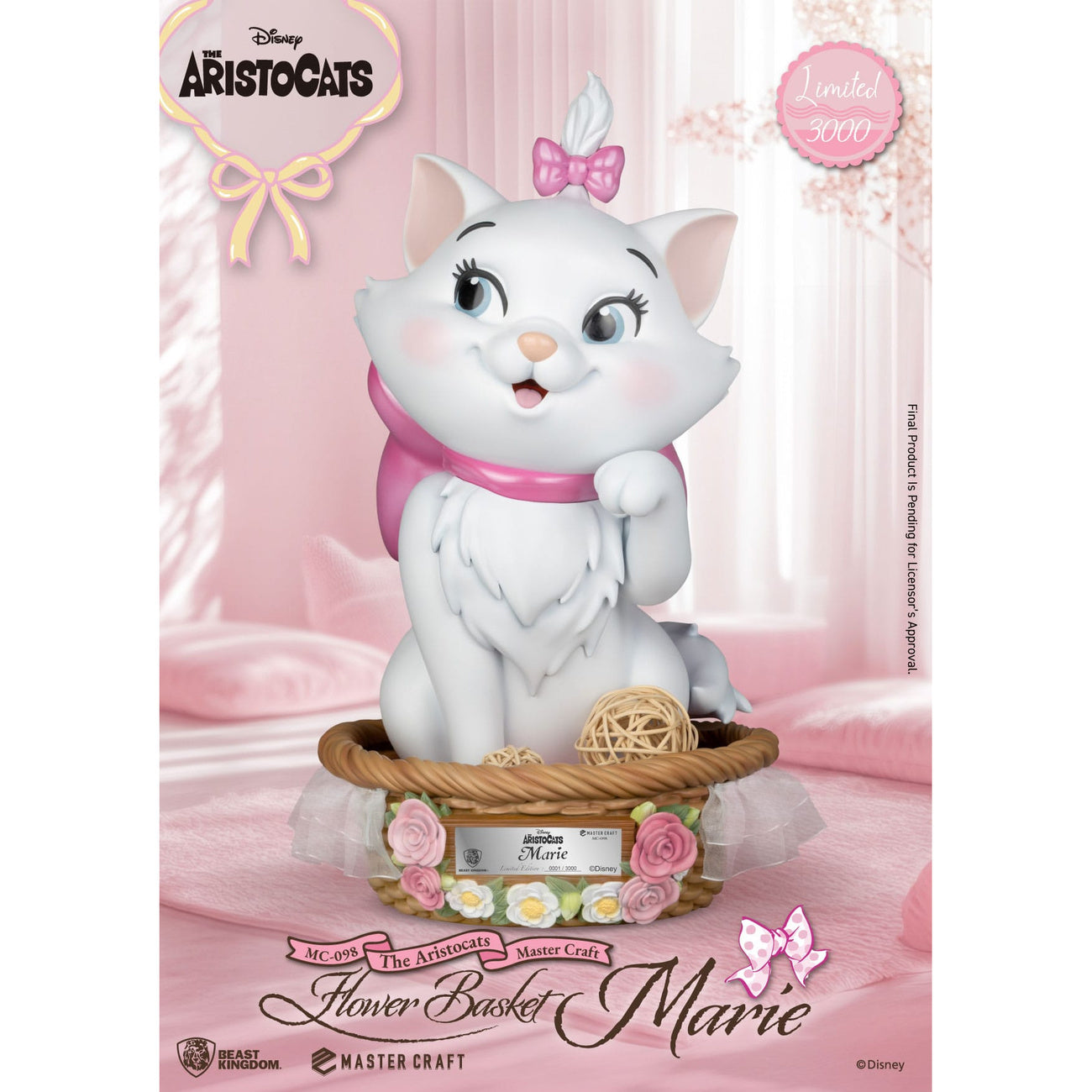 Immagine del prodotto Gli Aristogatti Statua Master Craft Cesto di fiori Marie 32 cm
