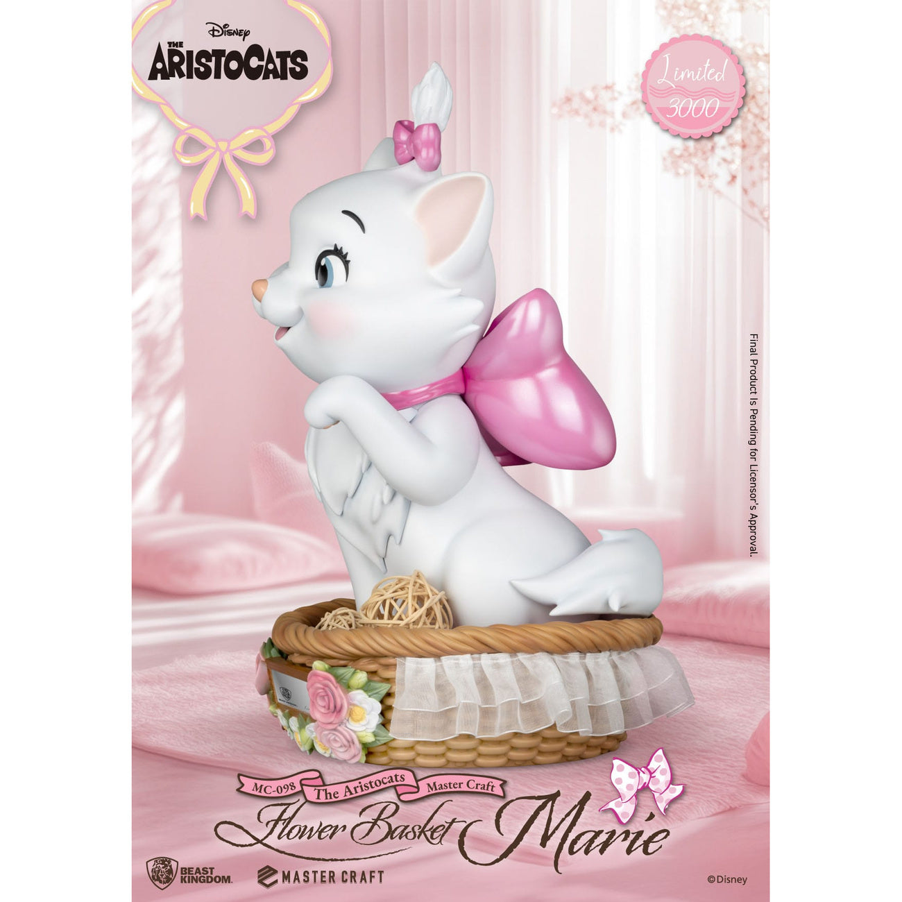 Immagine del prodotto Gli Aristogatti Statua Master Craft Cesto di fiori Marie 32 cm