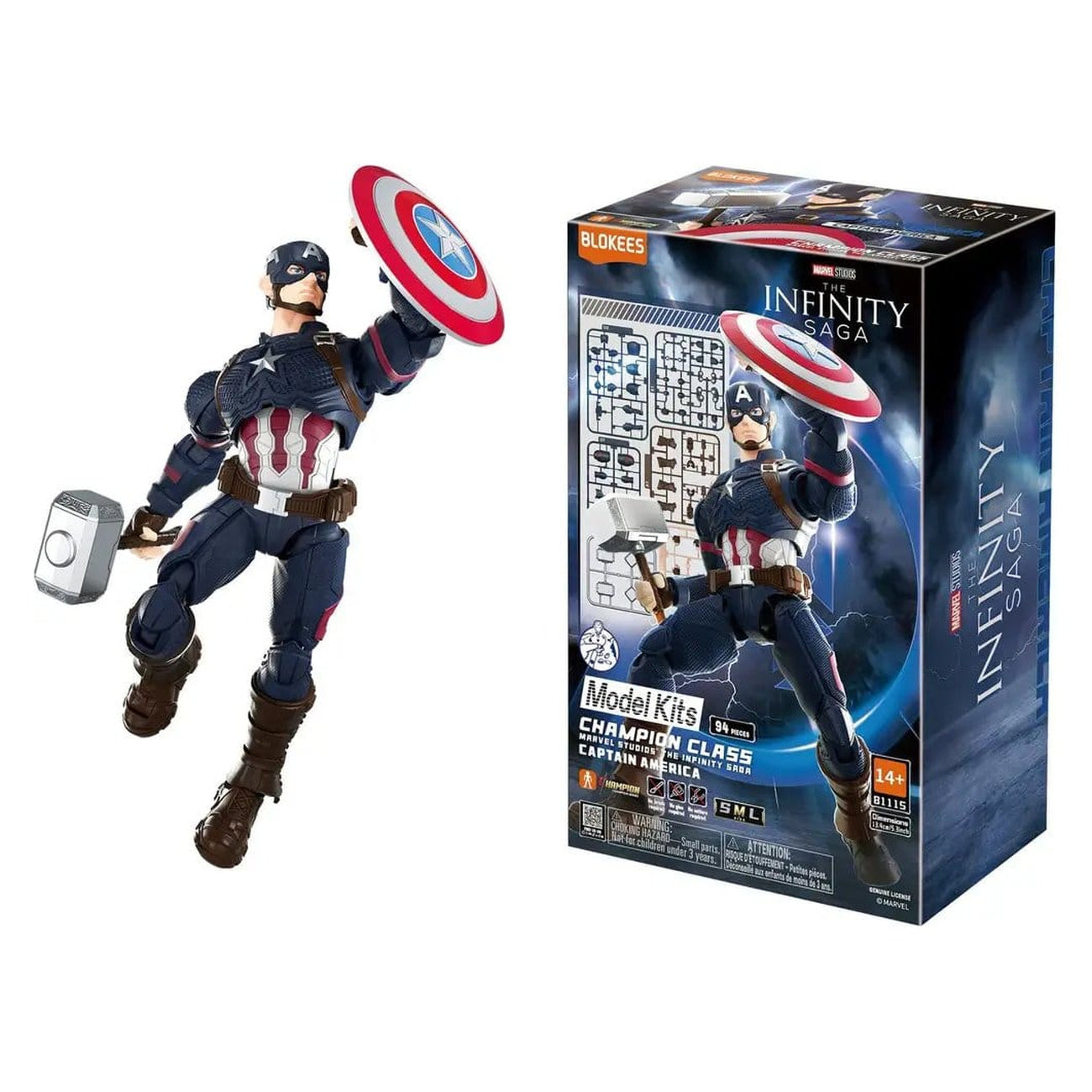 Immagine del prodotto Marvel Blokees Set da costruzione Captain America