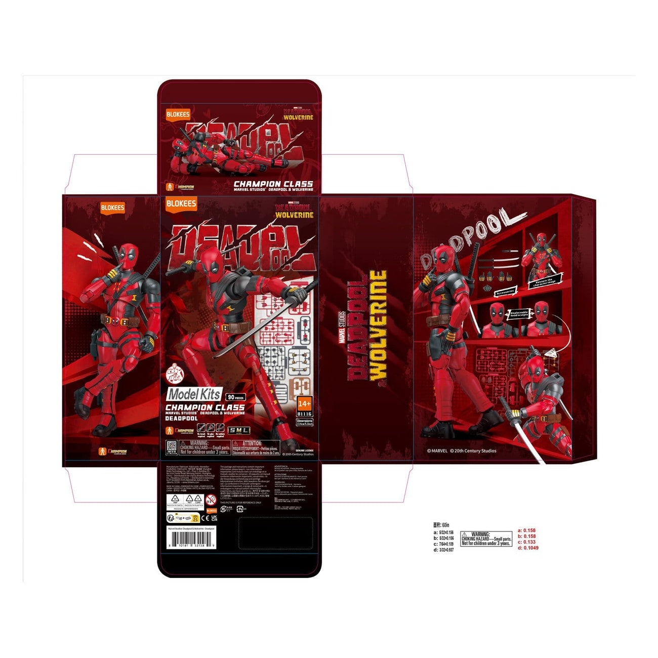Immagine del prodotto Set da costruzione Marvel Blokees Deadpool