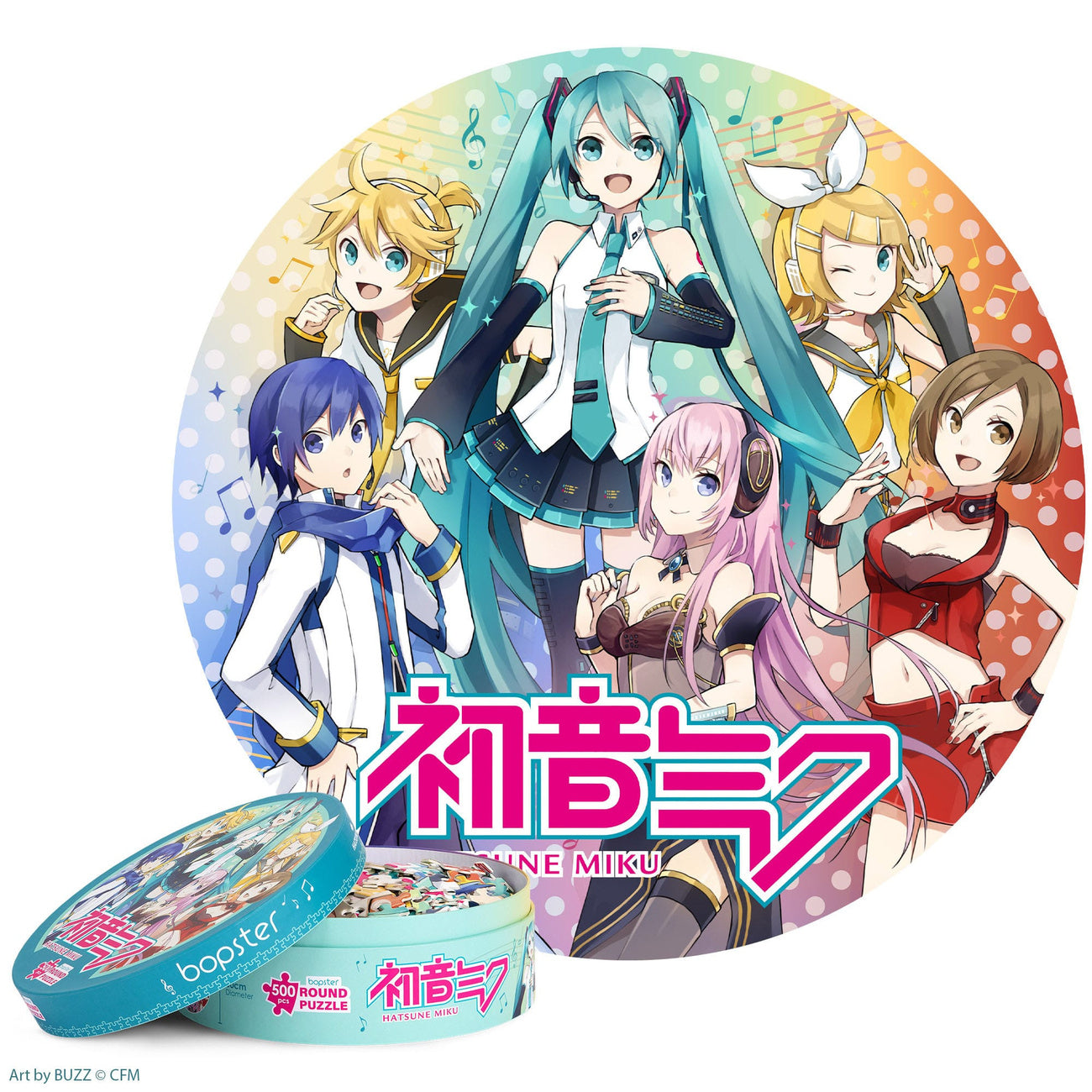 Immagine del prodotto Puzzle rotondo Hatsune Miku da 500 pezzi