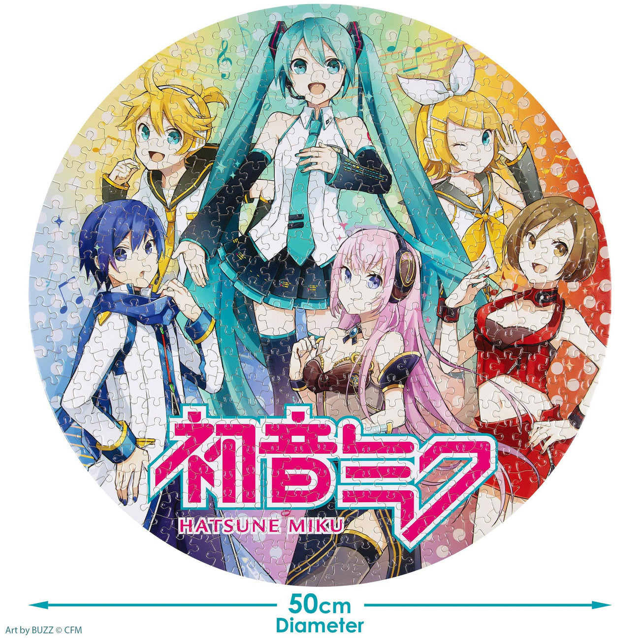 Immagine del prodotto Puzzle rotondo Hatsune Miku da 500 pezzi