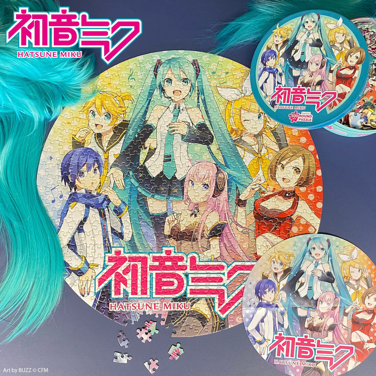 Immagine del prodotto Puzzle rotondo Hatsune Miku da 500 pezzi