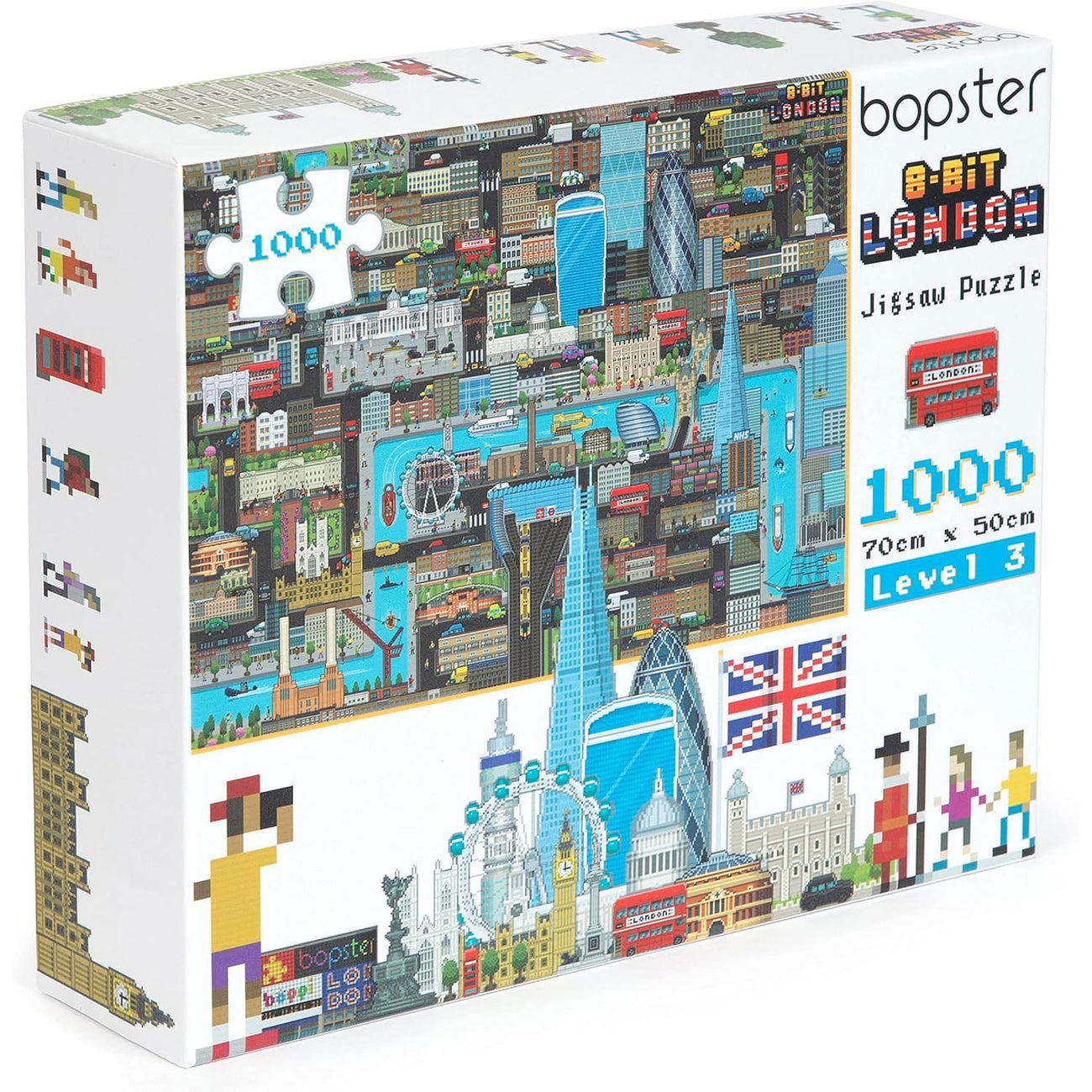 Immagine del prodotto Puzzle pixel 8 bit Londra livello 3 – 1000 pezzi