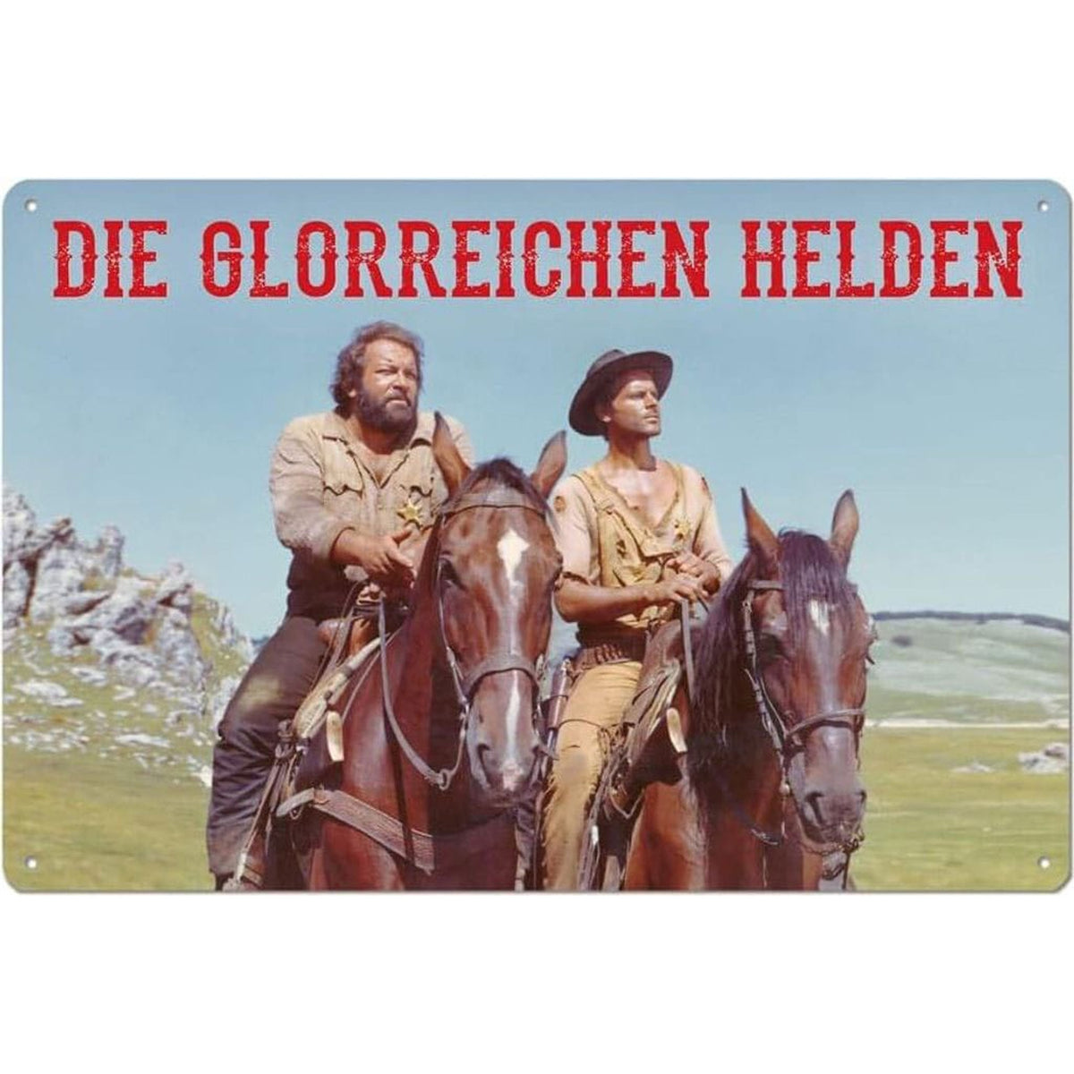 Immagine del prodotto Bud Spencer & Terence Hill Targa in metallo I gloriosi