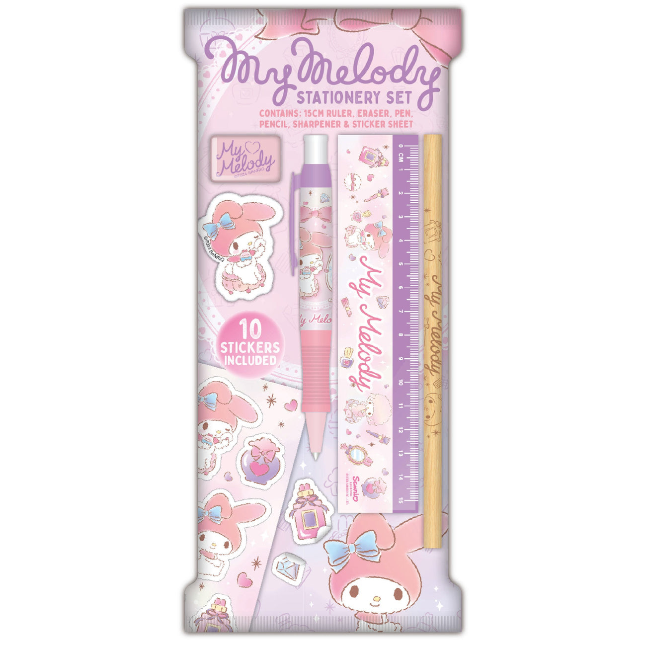Immagine del prodotto Set di cancelleria Sanrio My Melody da 6 pezzi