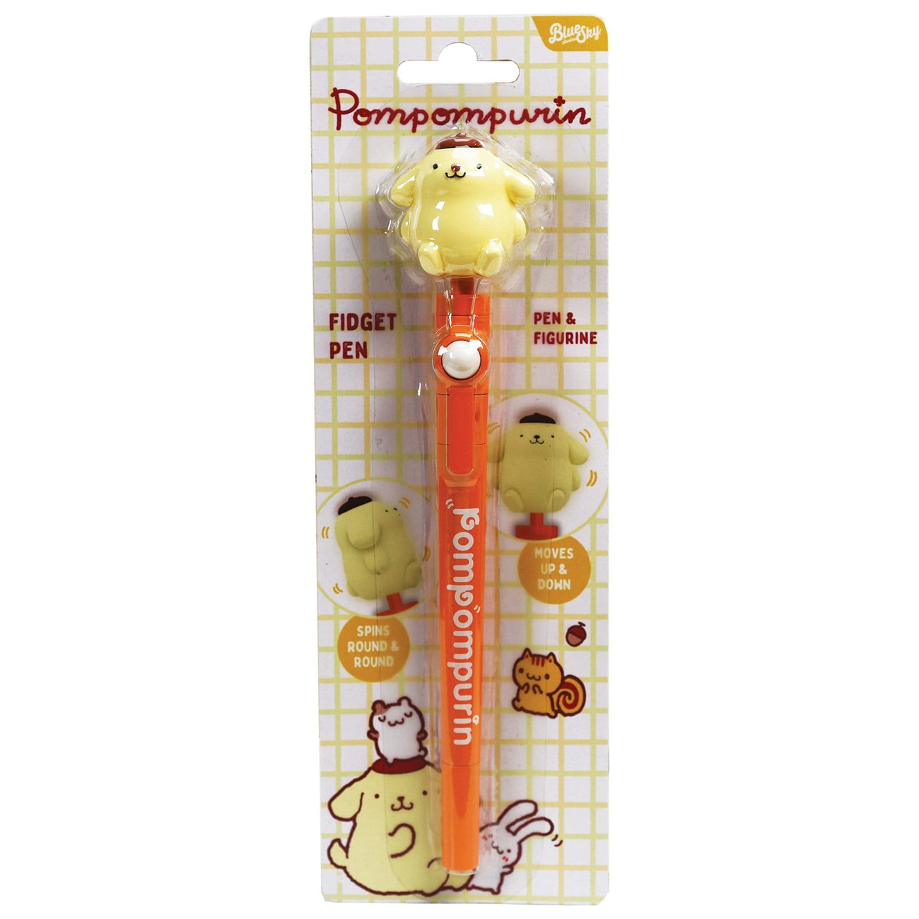 Immagine del prodotto Penna a sfera fidget arancione Sanrio Pompompurin