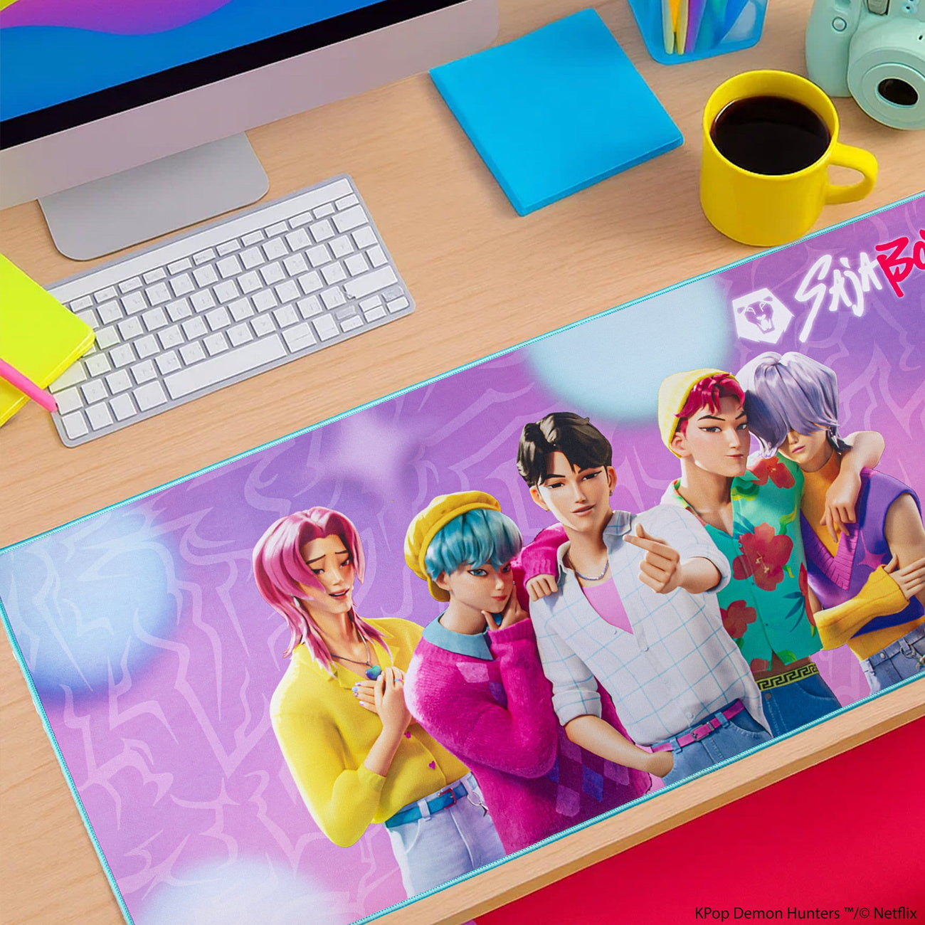 Immagine del prodotto KPop Demon Hunters Sottomano da scrivania Saja Boys XL