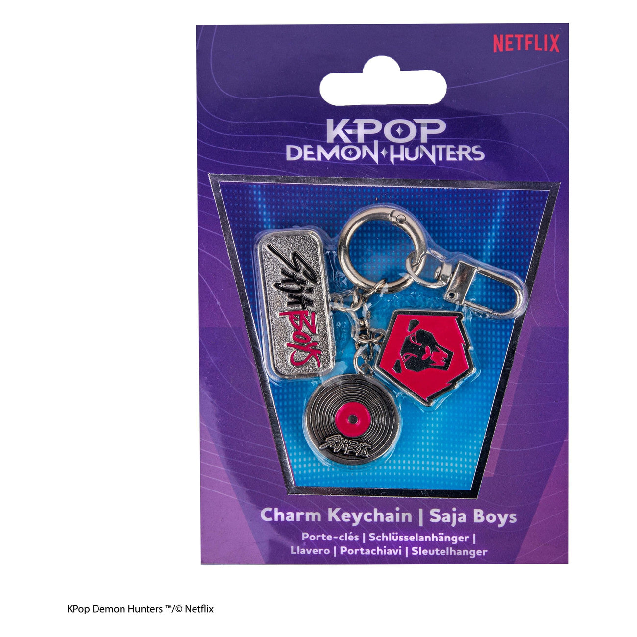 Immagine del prodotto Portachiavi con charm KPop Demon Hunters Saja Boys