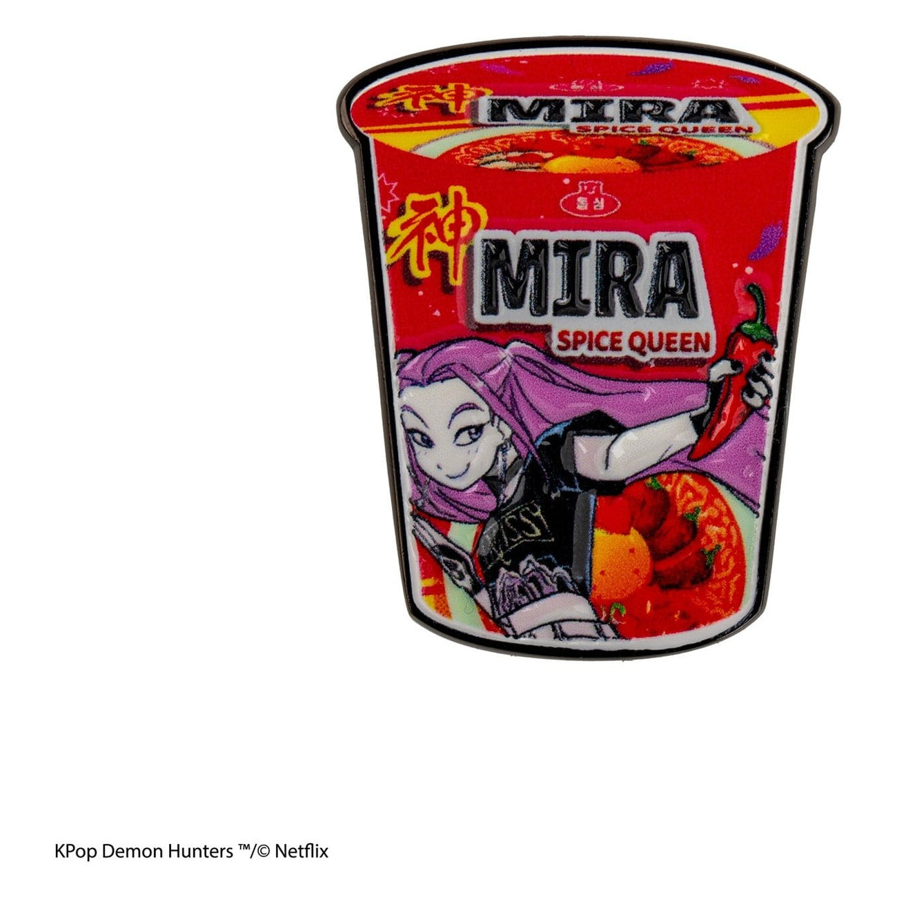 Immagine del prodotto Spilla KPop Demon Hunters Mira Spice Queen Noodles