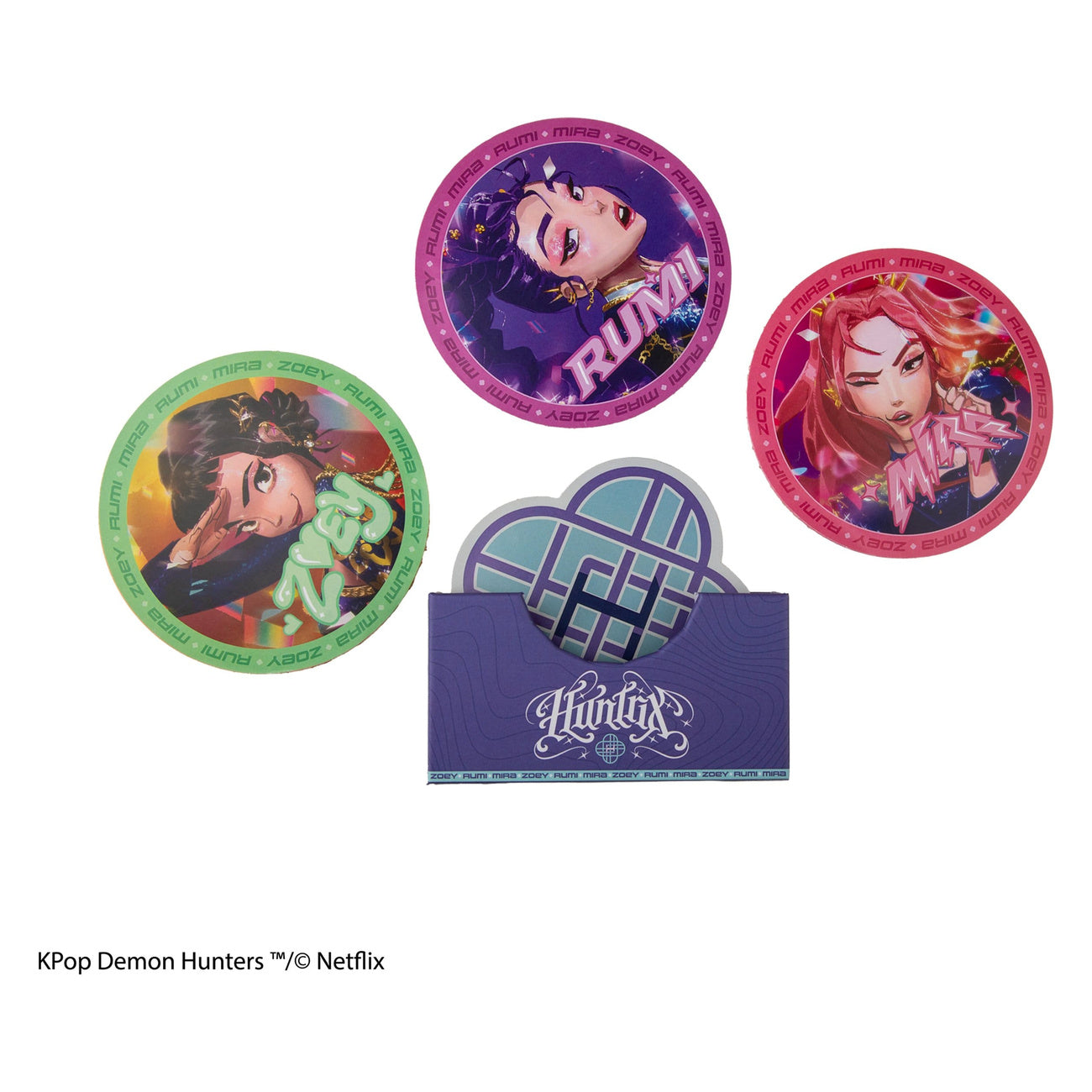 Product image KPop Demon Hunters HUNTR/X Coaster Set (4 pcs.)