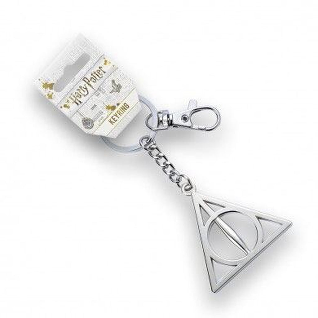 Product image Harry Potter Deathly Hallows Keychain (silver-plated)