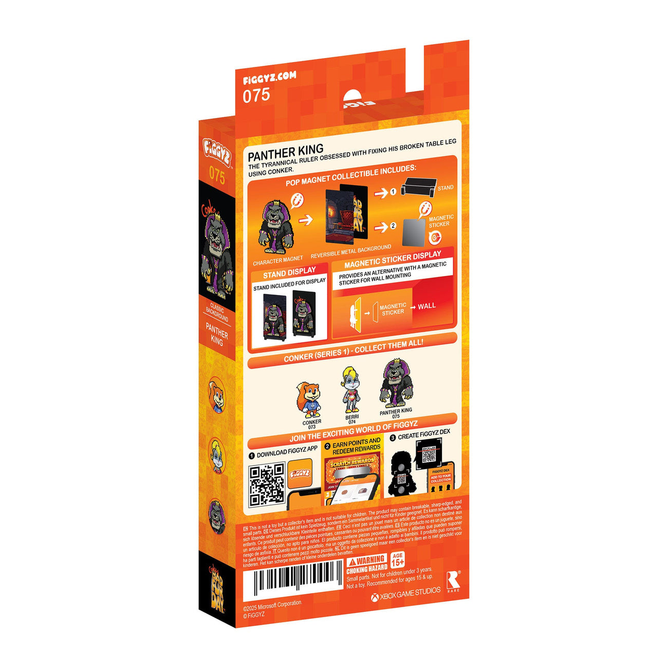 Immagine del prodotto Mini statuetta da collezione magnetica FiGGYZ Panther King di Conker's Bad Fur Day