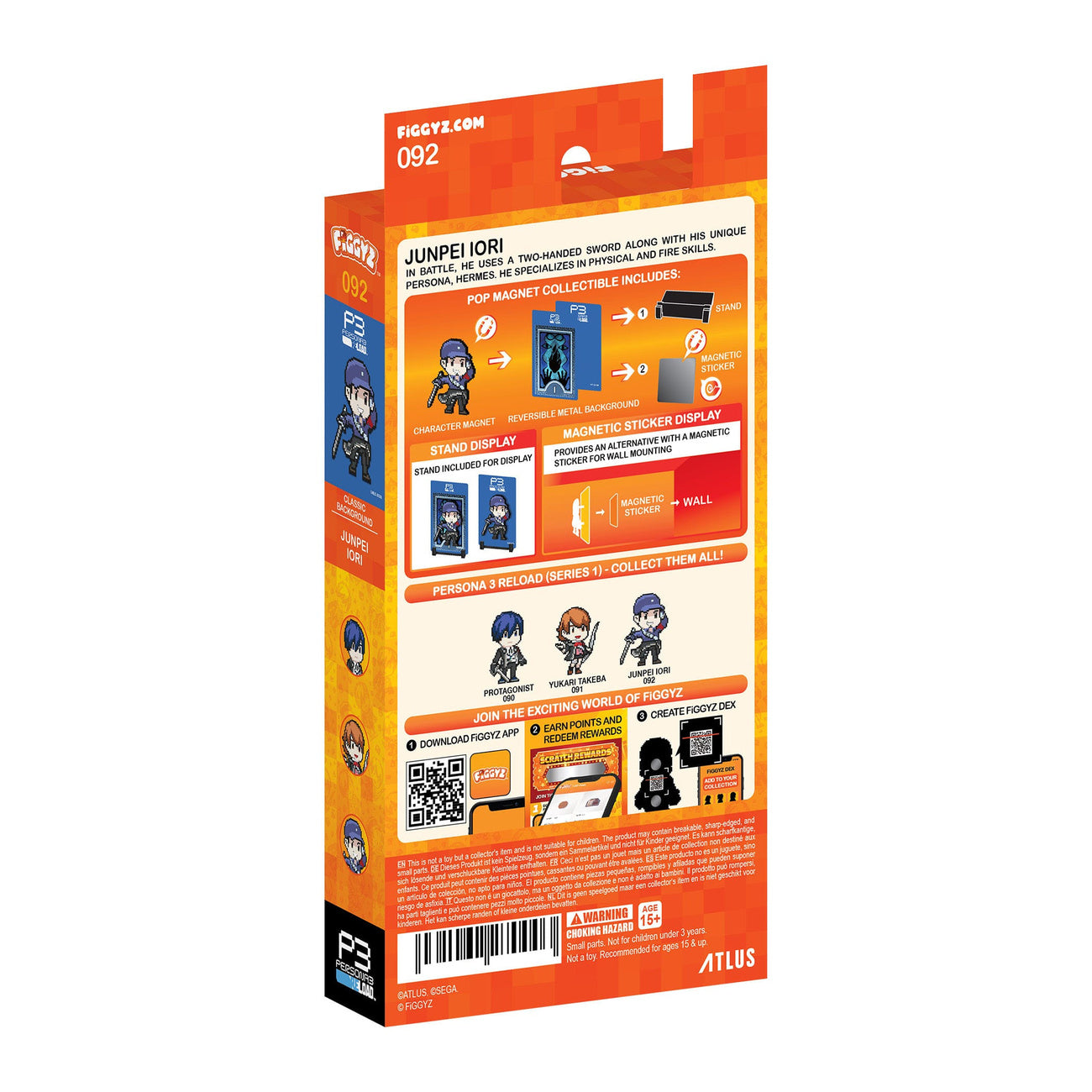 Immagine del prodotto Persona 3 Reload Mini figura da collezione magnetica FiGGYZ Junpei Iori 11 cm