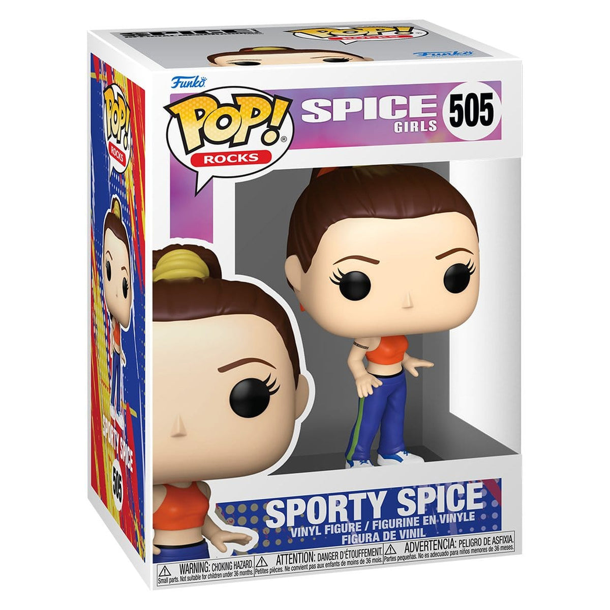 Immagine del prodotto Figura in Vinile POP! Rocks Spice Girls Sporty Spice 9 cm