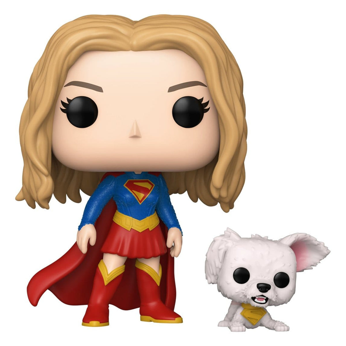 Immagine del prodotto Figura in Vinile POP! Heroes Supergirl (2026) con Krypto