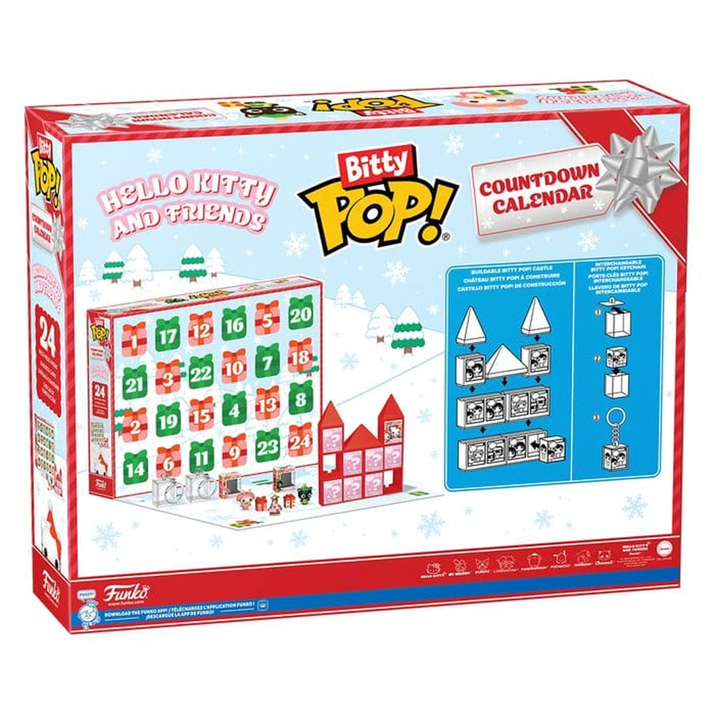 Immagine del prodotto Calendario dell'Avvento conto alla rovescia di 24 giorni Hello Kitty Bitty POP!