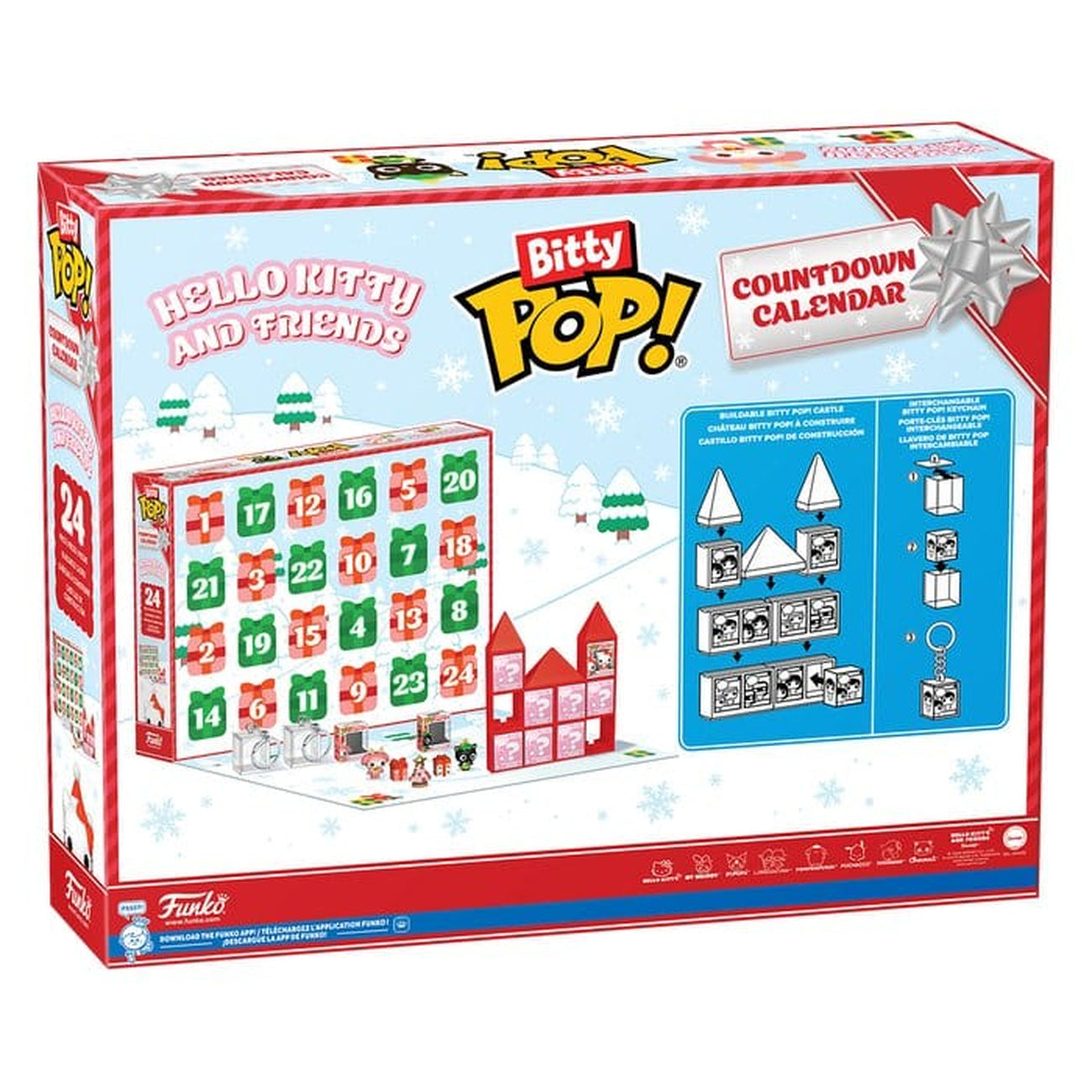 Immagine del prodotto Calendario dell'Avvento conto alla rovescia di 24 giorni Hello Kitty Bitty POP!
