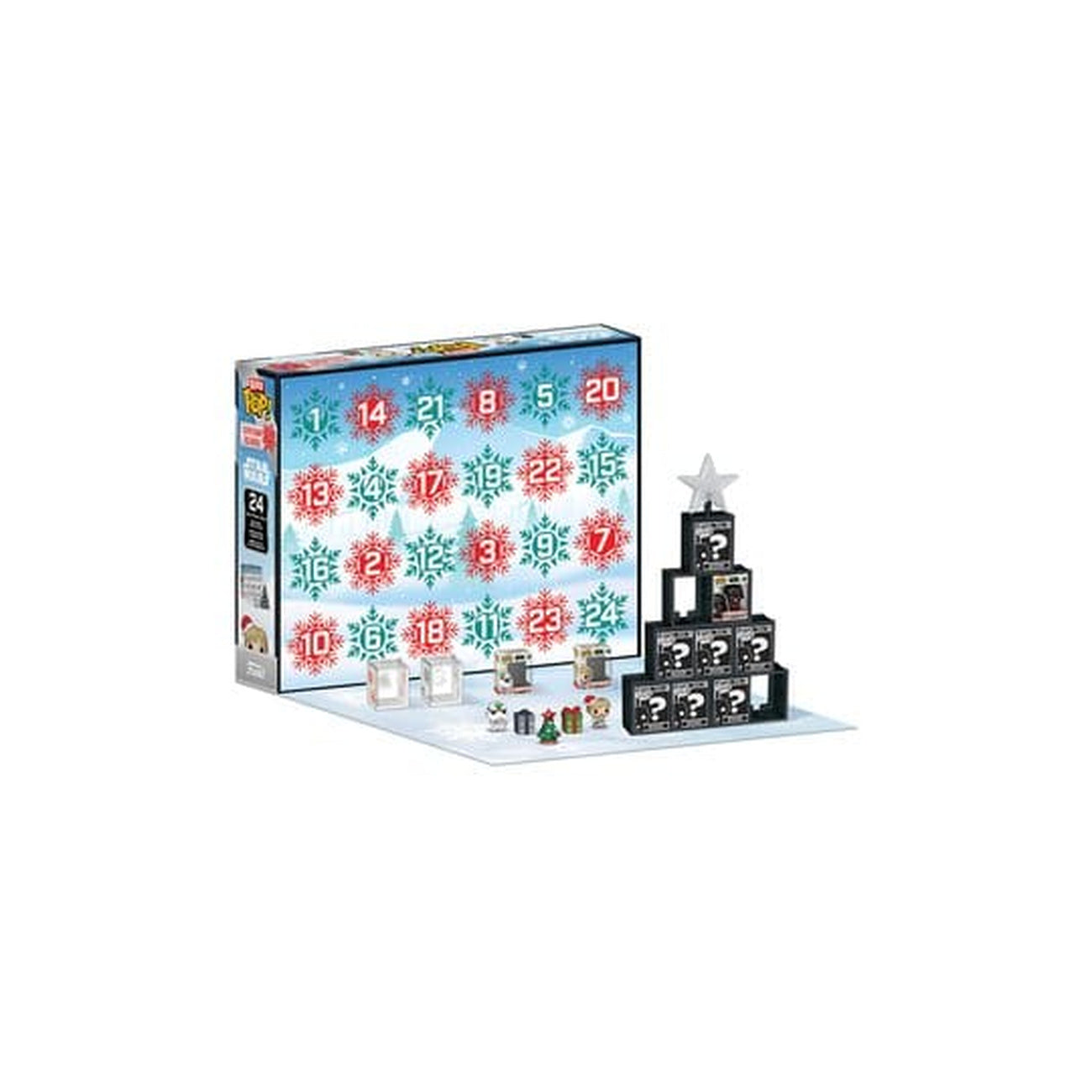 Immagine del prodotto Star Wars Bitty POP! Calendario dell'Avvento conto alla rovescia di 24 giorni