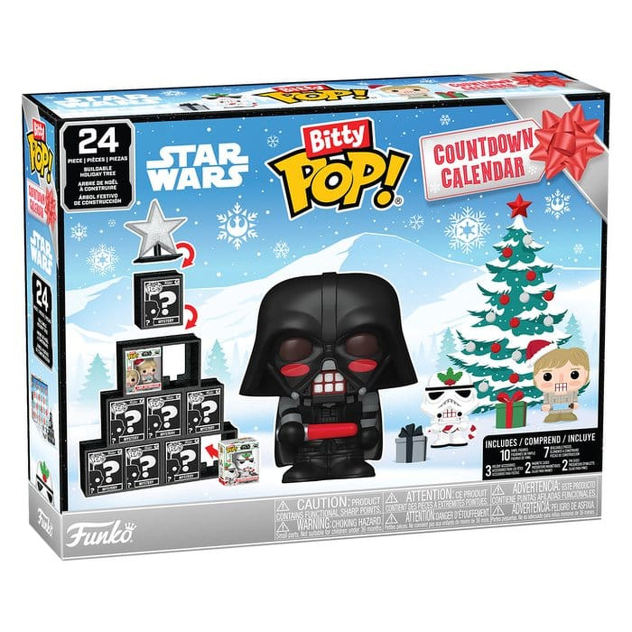 Immagine del prodotto Star Wars Bitty POP! Calendario dell'Avvento conto alla rovescia di 24 giorni