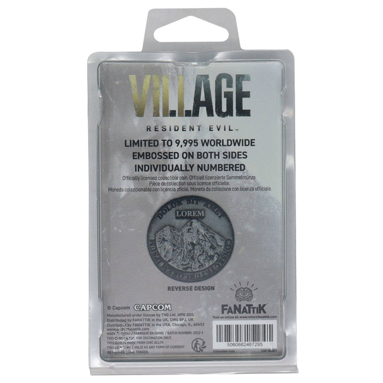Immagine del prodotto Resident Evil VIII Moneta da collezione Currency Limited Edition