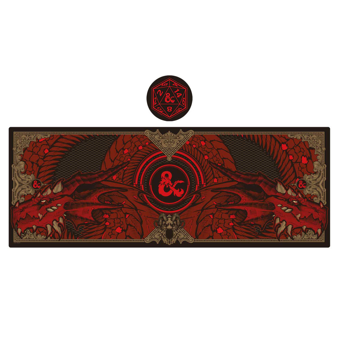 Immagine del prodotto Set sottomano e sottobicchiere Dungeons & Dragons
