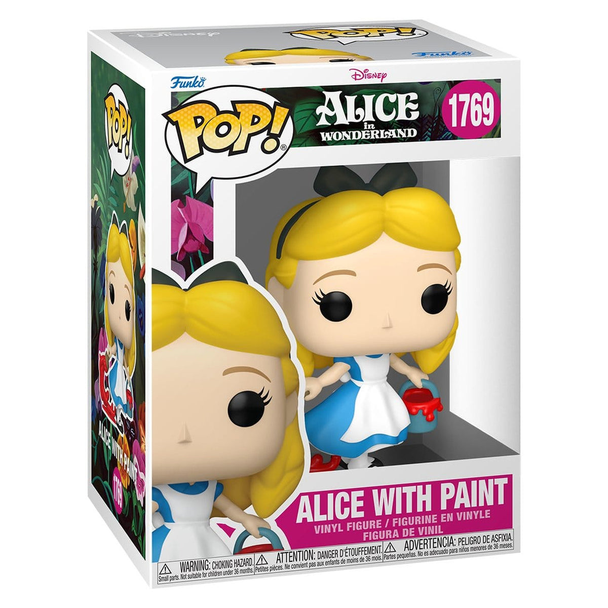 Immagine del prodotto Alice nel Paese delle Meraviglie POP! Figura in Vinile Alice with Paint 9 cm