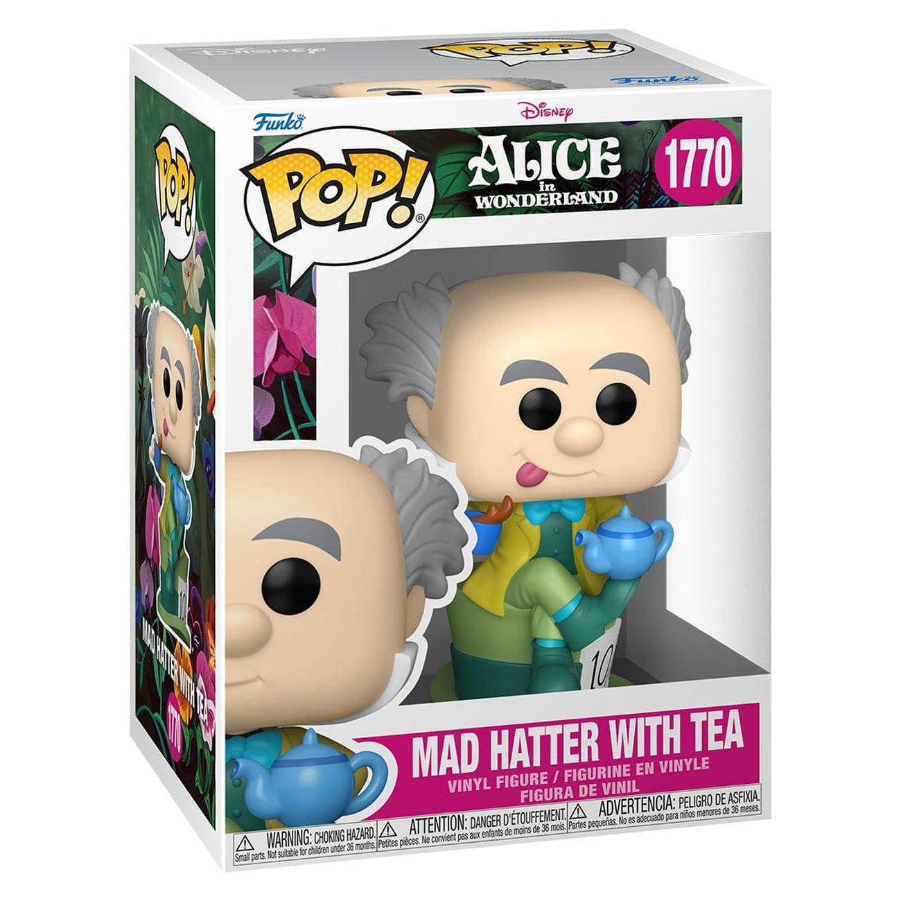 Immagine del prodotto Alice nel Paese delle Meraviglie POP! Figura in vinile Cappellaio Matto con tè 9