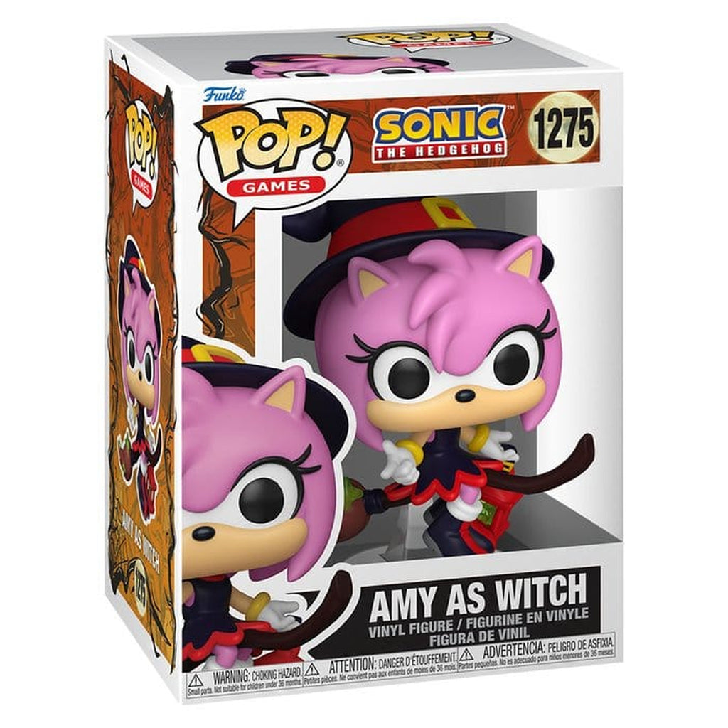 Immagine del prodotto Sonic the Hedgehog POP! Games Figura in vinile Amy on Broom 9 cm