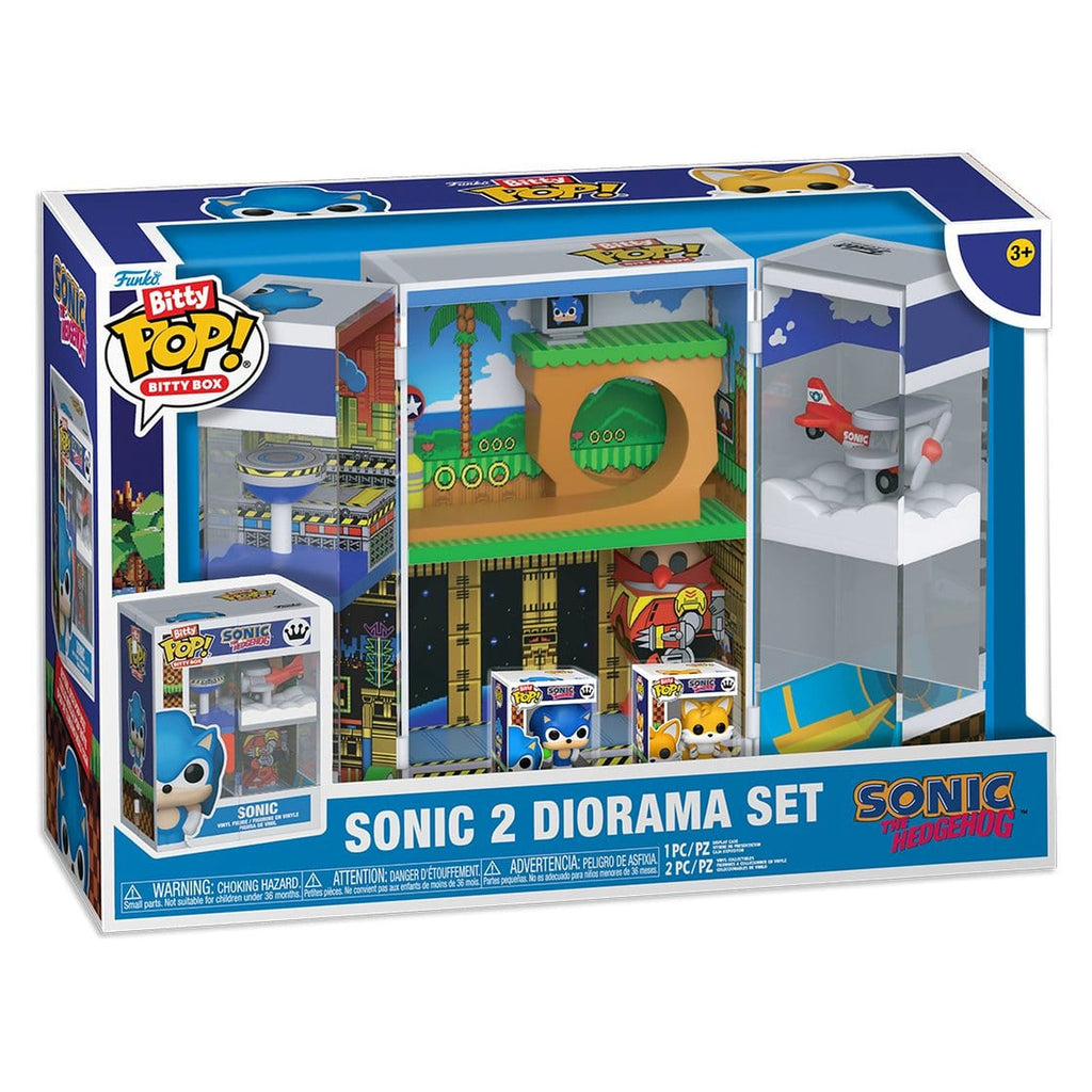 Immagine del prodotto Sonic 2 Bitty POP! Boxes Figura in vinile Set diorama