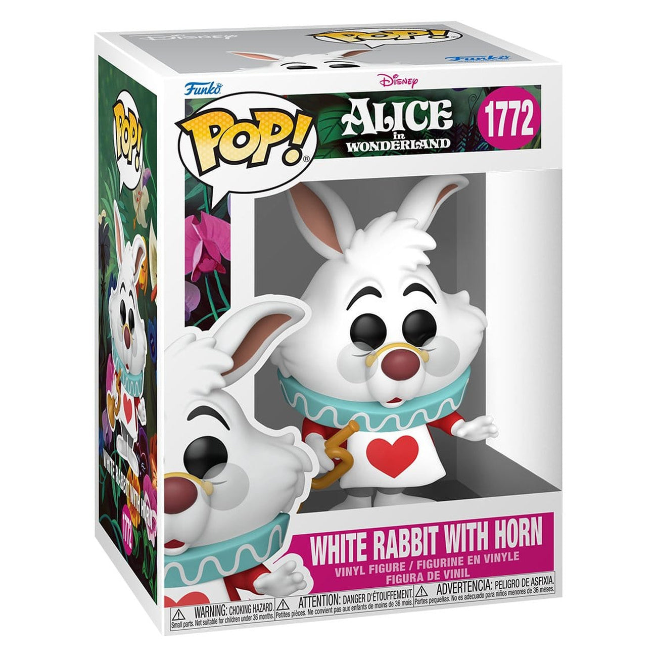 Immagine del prodotto Alice nel Paese delle Meraviglie POP! Figura in vinile White Rabbit with Horn