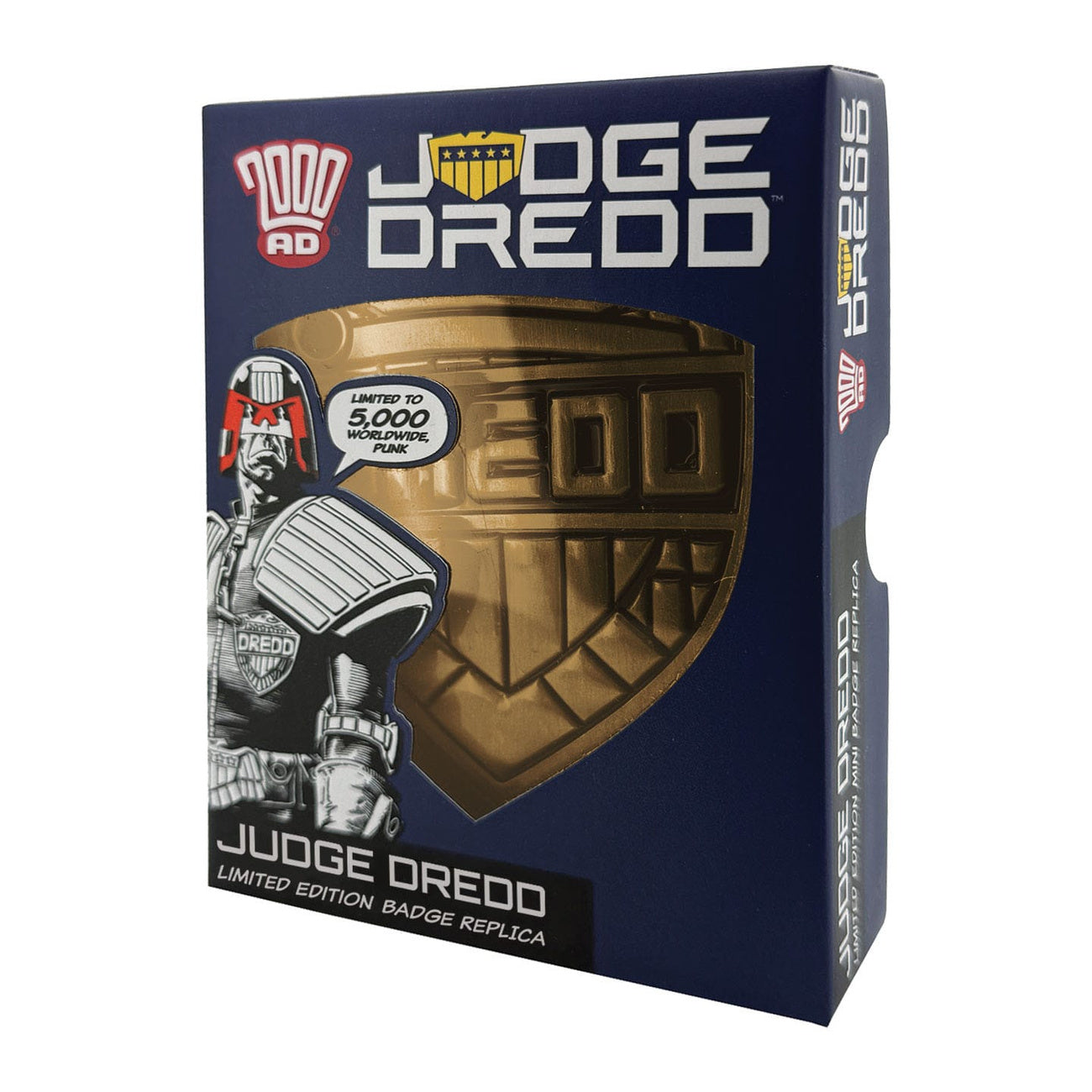 Immagine del prodotto Replica badge Judge Dredd 2000 AD – Edizione limitata