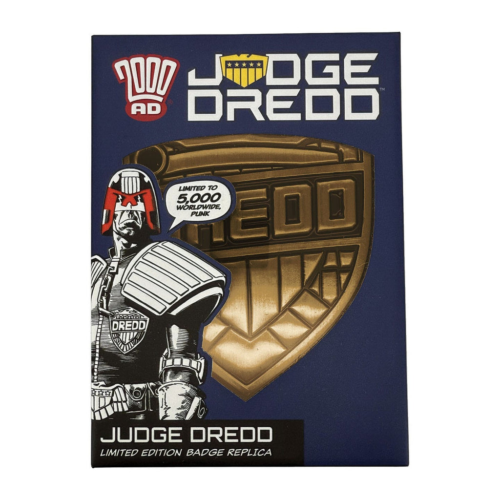 Immagine del prodotto Replica badge Judge Dredd 2000 AD – Edizione limitata
