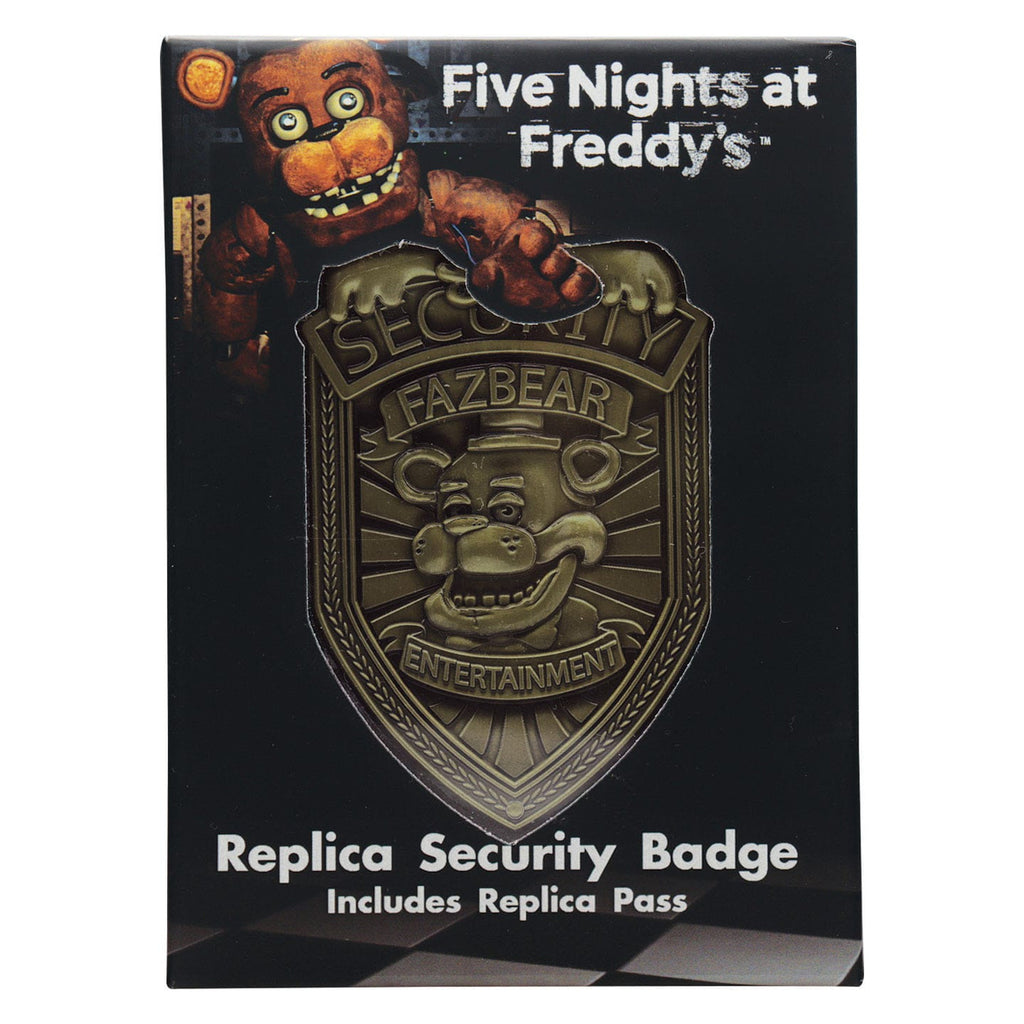 Immagine del prodotto Replica badge di sicurezza Five Nights at Freddy's Antique Brass
