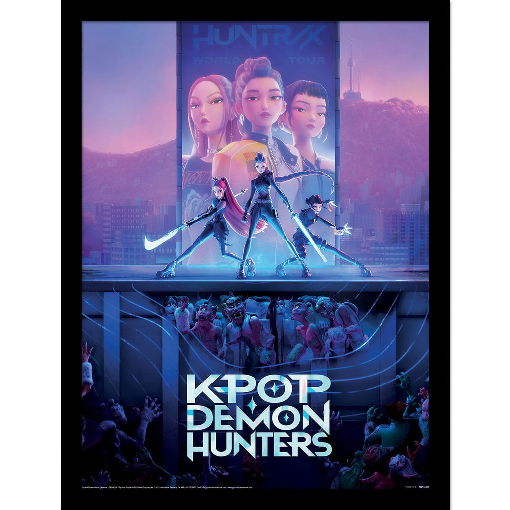 Immagine del prodotto Poster Collector Print KPop Demon Hunters con cornice Movie