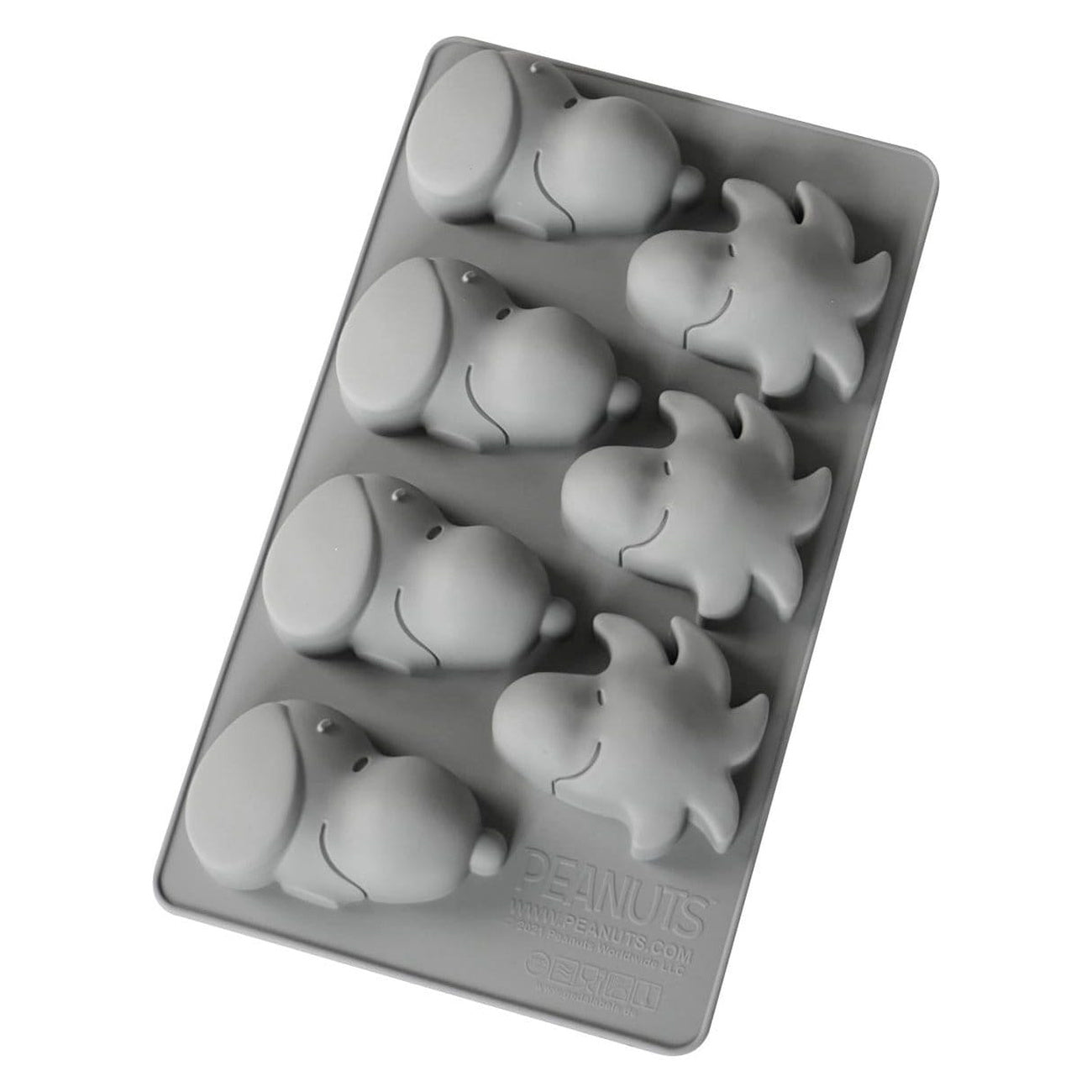 Product image Peanuts Snoopy & Woodstock Grey Silicone Muffin Mould