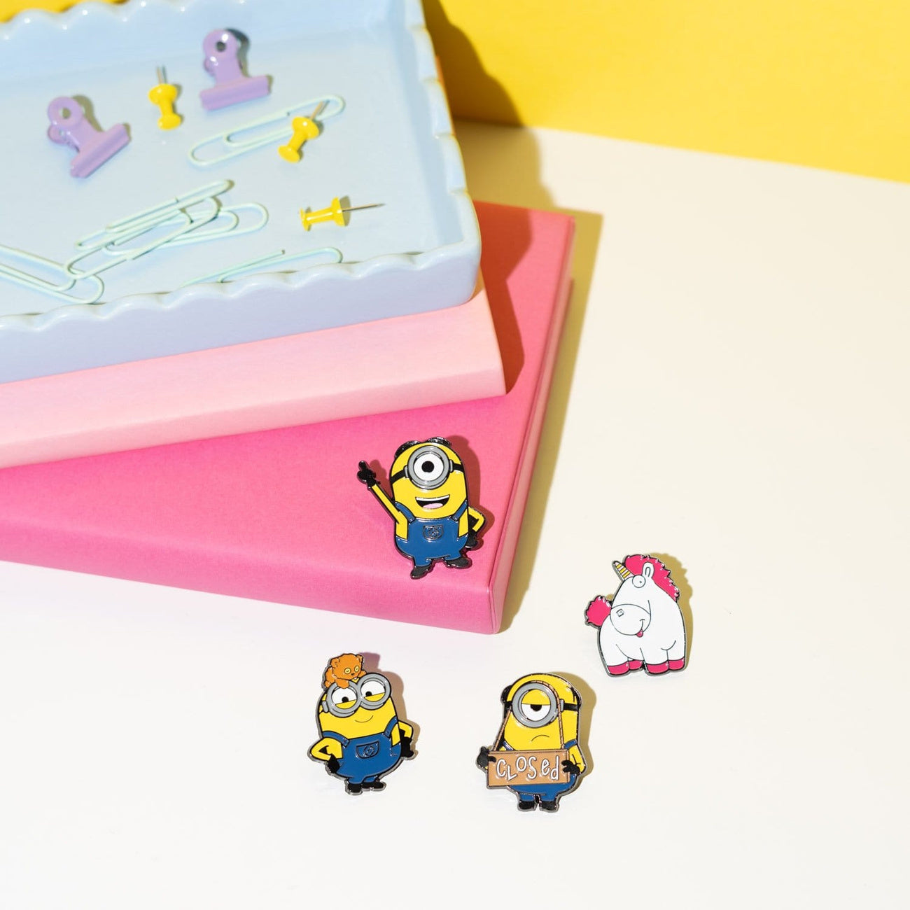 Immagine del prodotto Set da 4 spille Minions