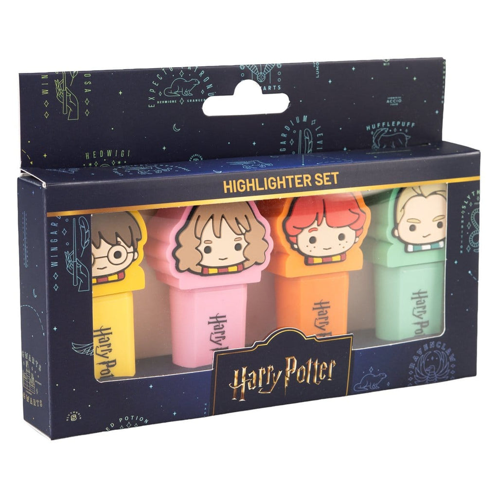 Immagine del prodotto Set Harry Potter con 4 evidenziatori con topper