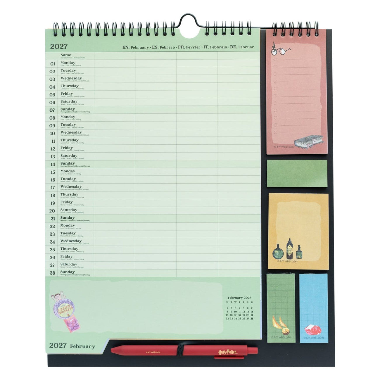 Immagine del prodotto Harry Potter Planner da parete 2026/27 30 x 34 cm