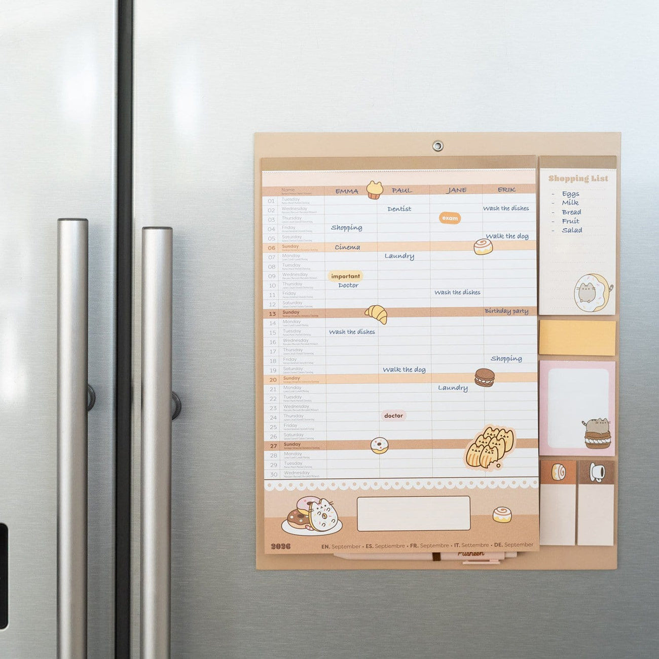 Immagine del prodotto Planner magnetico Pusheen 2026/27 30 x 35 cm