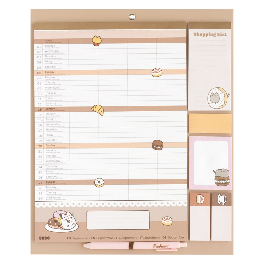 Immagine del prodotto Planner magnetico Pusheen 2026/27 30 x 35 cm