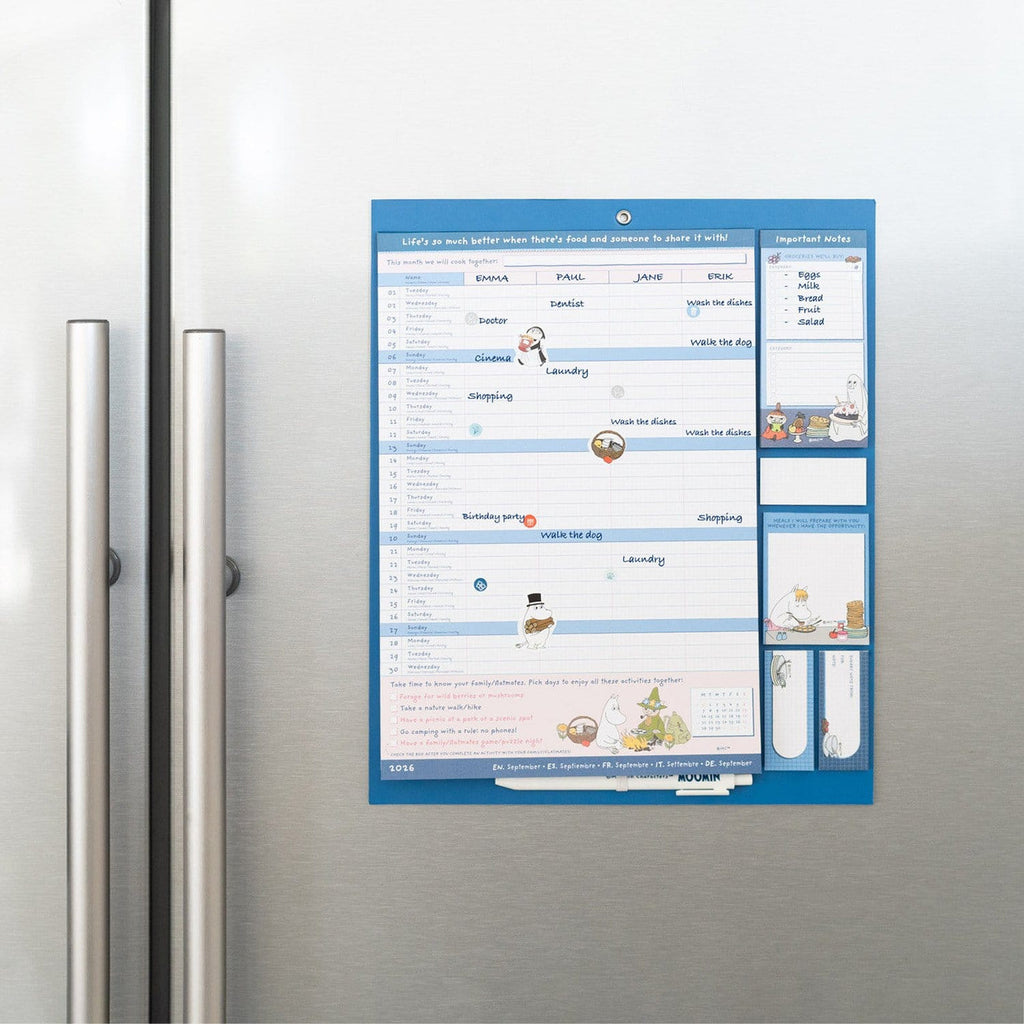 Immagine del prodotto Planner magnetico Moomin 2026/27 30 x 35 cm