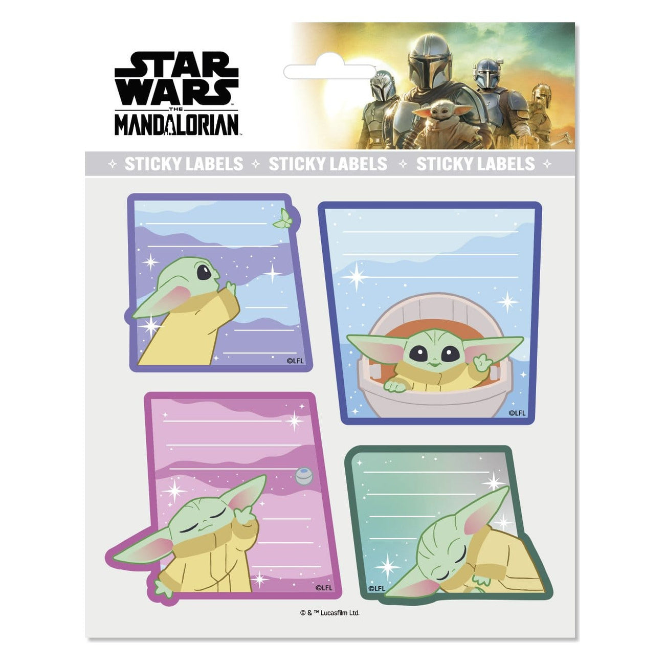 Immagine del prodotto Star Wars: The Mandalorian Etichette adesive premium